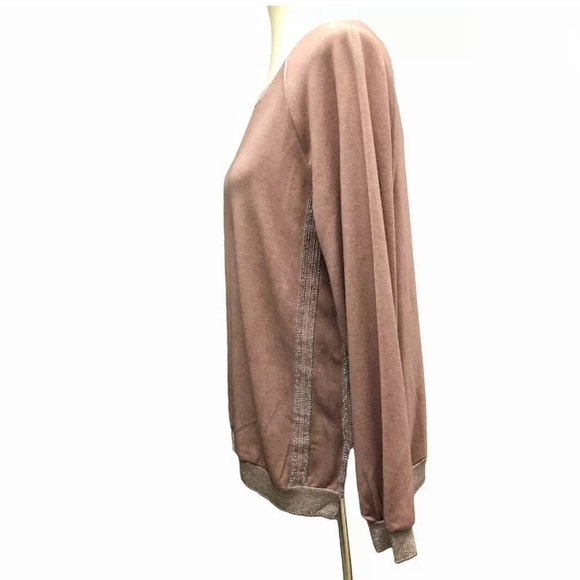 Flora Ashley Womens Round Neck Long Sleeve Top - Picture 4 of 9